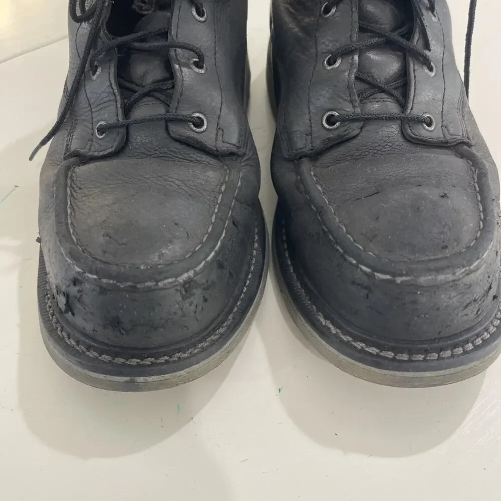 Irish Setter Ashby Aluminum Toe Work Boots Black Leather 83652 Mens Size 10.5 EE